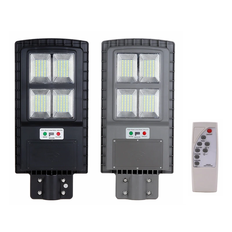 90W LED Solar Light with Remote Controller Outdoor Lighting for Villas and Garden Black Grey Sensor Street Lamp
90W LED Solar Light with Remote Controller Outdoor Lighting for Villas and Garden Black Grey Sensor Street Lamp