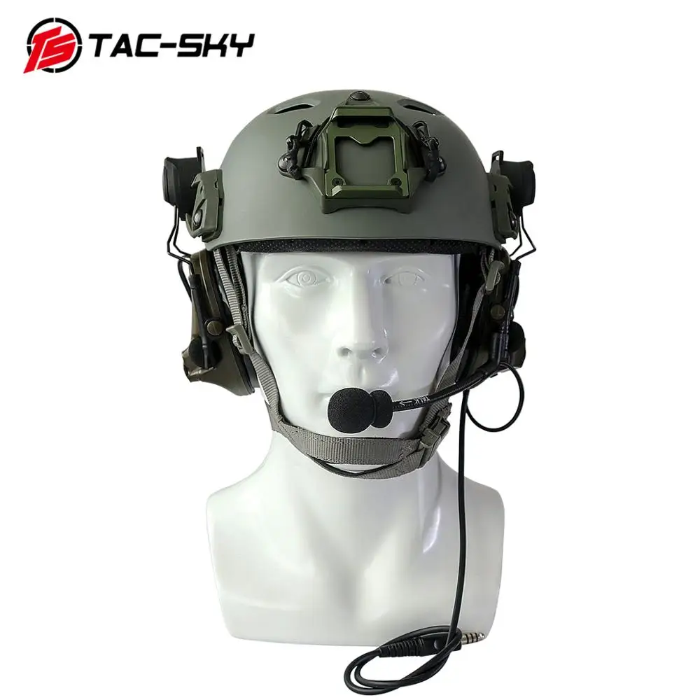 COMTAC TAC SKY comtac iii шлема быстрого трека кронштейн версия силиконовые наушники