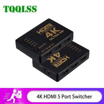 5 Port 4k HDMI Switch Selector Splitter Hub with IR Remote Controller For HDTV DVD Player Set Top BOX HDMI Switcher 5 in 1 out
5 Port 4k HDMI Switch Selector Splitter Hub with IR Remote Controller For HDTV DVD Player Set Top BOX HDMI Switcher 5 in 1 out