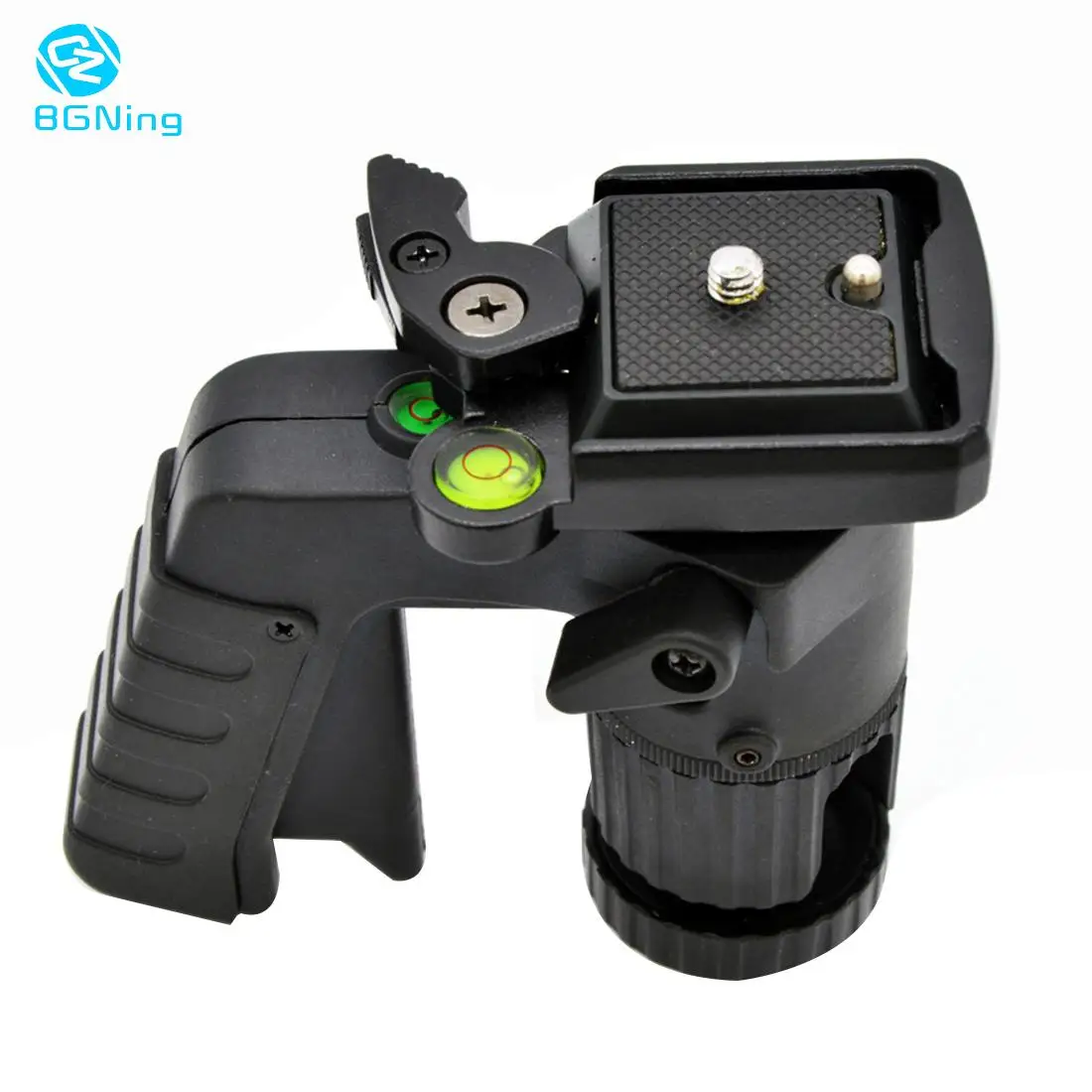 BGNing Universal Tripod Monopod head with Dual level Removable Quick Release Plate 1/4 3/8 Screw for DSLR Cameras Monopod Holder
BGNing Universal Tripod Monopod head with Dual level Removable Quick Release Plate 1/4 3/8 Screw for DSLR Cameras Monopod Holder