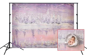 Oil painting purple pink white snow forest Backdrop kids 1st Birthday Banner Photo Background studio photophone wall decor SM345
Oil painting purple pink white snow forest Backdrop kids 1st Birthday Banner Photo Background studio photophone wall decor SM345
