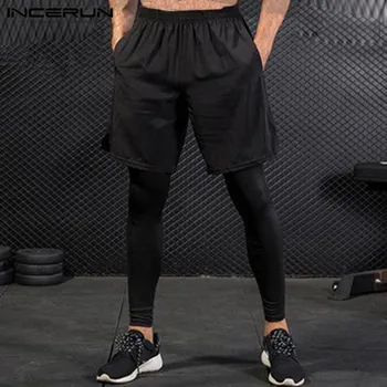 2020 Men Sweatpants Joggers Fitness Quick Dry Elastic Waist Cozy Fake Two Pieces Trousers Men Bodybuilding Track Pants INCERUN
2020 Men Sweatpants Joggers Fitness Quick Dry Elastic Waist Cozy Fake Two Pieces Trousers Men Bodybuilding Track Pants INCERUN