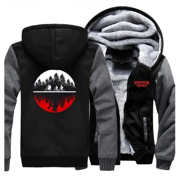 Stranger Things Jackets Men Upside Down Sweatshirt Hoodies Winter Thick Zipper Eleven Ghostbusters Two Worlds Coat Sportswear
Stranger Things Jackets Men Upside Down Sweatshirt Hoodies Winter Thick Zipper Eleven Ghostbusters Two Worlds Coat Sportswear