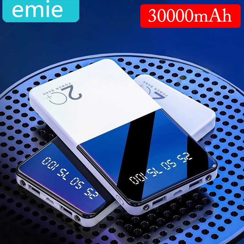 30000mAh Power Bank Ultra-thin Portable Power bank Charger with LED Digital Display External Battery with flashlight For phone
30000mAh Power Bank Ultra-thin Portable Power bank Charger with LED Digital Display External Battery with flashlight For phone