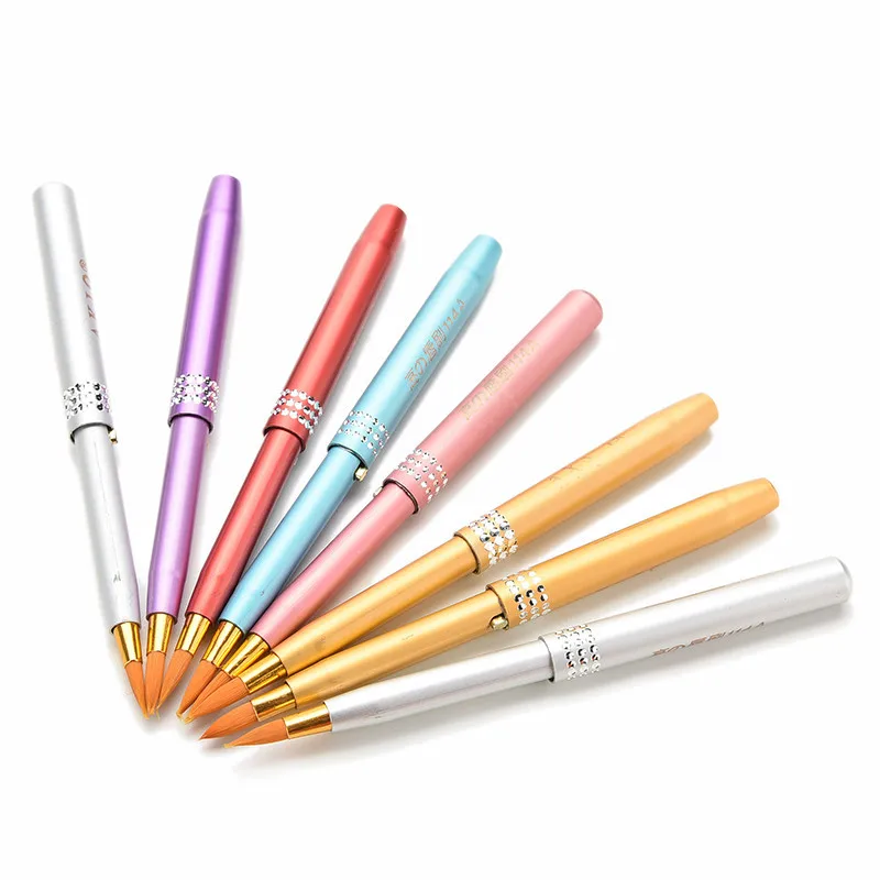 NEW 2 PCS Gloss Lip Brush Travel Capped Retractable Lipstick High Quality Women Makeup Tools Random Color | Красота и здоровье
