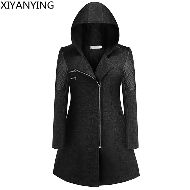 Woman Wool Coats Plus Size Long Wool Coat Autumn Winter New Diagonal Zipper Hooded Woolen Long Thick Warm Coat Cotton Clothing
Woman Wool Coats Plus Size Long Wool Coat Autumn Winter New Diagonal Zipper Hooded Woolen Long Thick Warm Coat Cotton Clothing