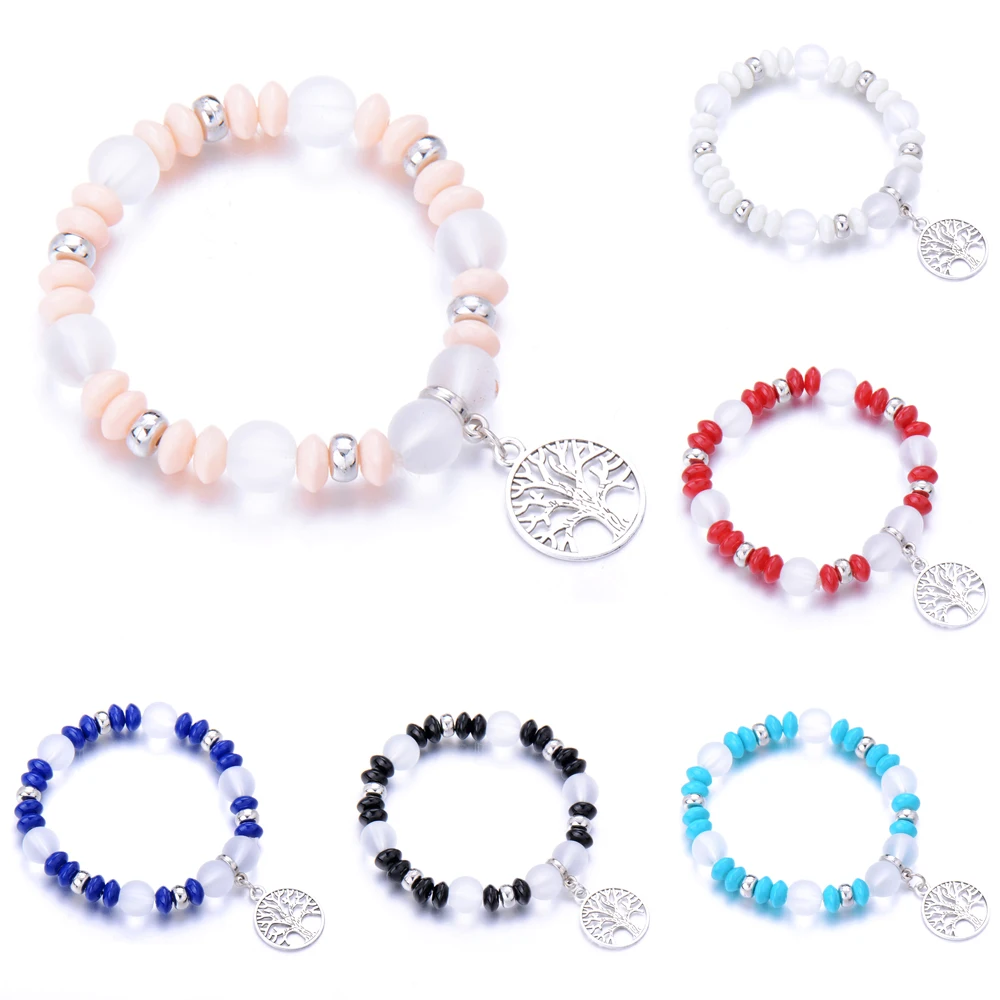 Charm Natural Stone Bracelet tree of Life Matte Beaded Bracelets Handmade Men Women Prayer Fitness Chain Couple Jewelry Gift
Charm Natural Stone Bracelet tree of Life Matte Beaded Bracelets Handmade Men Women Prayer Fitness Chain Couple Jewelry Gift