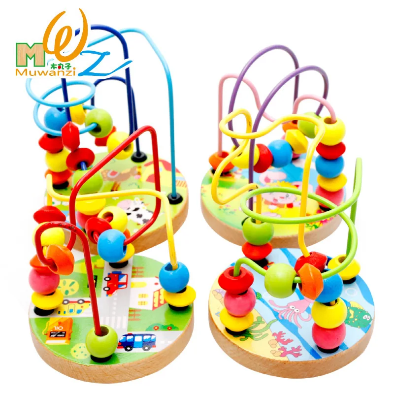 MWZ Mini Building Blocks Small round Bead-stringing Toy Wooden Beaded Bracelet Wire Wound Infants Children Baby Educational Earl
MWZ Mini Building Blocks Small round Bead-stringing Toy Wooden Beaded Bracelet Wire Wound Infants Children Baby Educational Earl