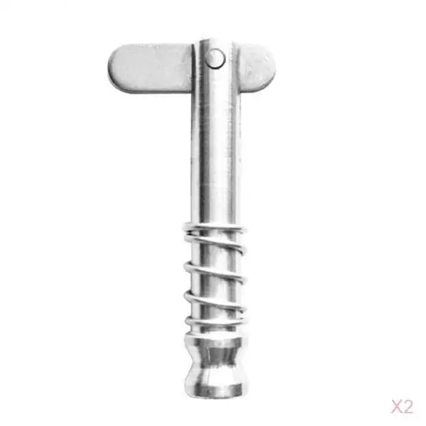 2pcs Boat Bimini Top Quick Release Pin Spring Loaded - Marin Stainless Steel 2pcs Boat Bimini Top Quick Release Pin Spring Loaded - Marin Stainless Steel