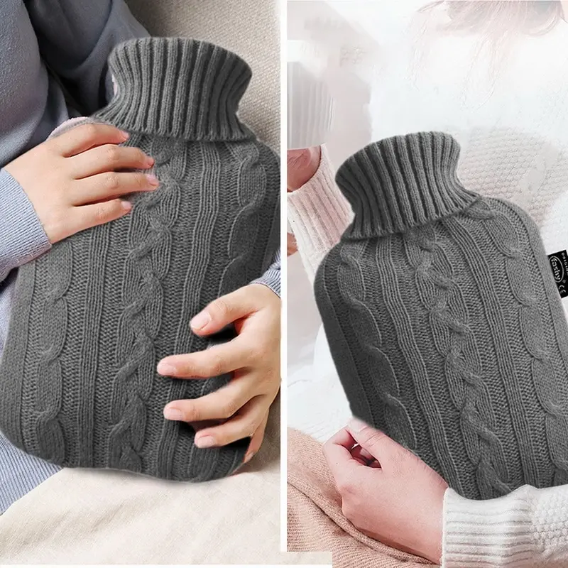 2000ml Hot Water Bottle Knitted Cover Solid Color Water-filled Bag Cloth Cover Hand Warmer Winter Soft Hot Water Bottle
2000ml Hot Water Bottle Knitted Cover Solid Color Water-filled Bag Cloth Cover Hand Warmer Winter Soft Hot Water Bottle