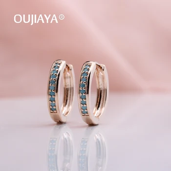 OUJIAYA New Luxury 585 Rose Gold Dangle Earrings Women Drop Earrings Round Green color Natural Zircon Fashion Jewelry Gift A176
OUJIAYA New Luxury 585 Rose Gold Dangle Earrings Women Drop Earrings Round Green color Natural Zircon Fashion Jewelry Gift A176
