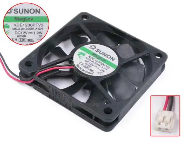 Вентилятор охлаждения сервера SUNON KDE1206PFV3 MS.G.(9).A.GN DC 12 В 1,2 Вт 60x60x10 мм
Вентилятор охлаждения сервера SUNON KDE1206PFV3 MS.G.(9).A.GN DC 12 В 1,2 Вт 60x60x10 мм