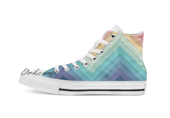 Retro Chevrons 002 Custom Casual High Top lace-up Canvas shoes sneakers Drop shipping
Retro Chevrons 002 Custom Casual High Top lace-up Canvas shoes sneakers Drop shipping