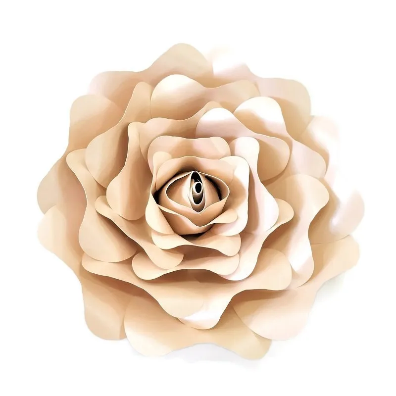 Настенное украшение гигантские бумажные цветы розы фоны сделай сам декор для