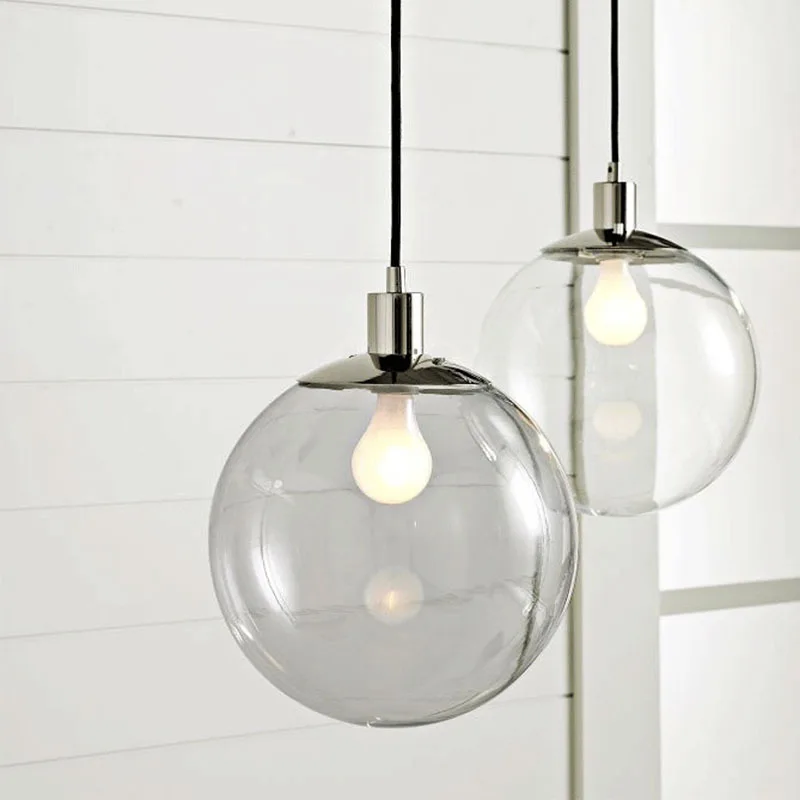 Single-head Glass Pedant Lamp round Spherical Modern Minimalist Restaurant Quiet Bar Teahouse Shop Creative Transparent Cool Bub
Single-head Glass Pedant Lamp round Spherical Modern Minimalist Restaurant Quiet Bar Teahouse Shop Creative Transparent Cool Bub