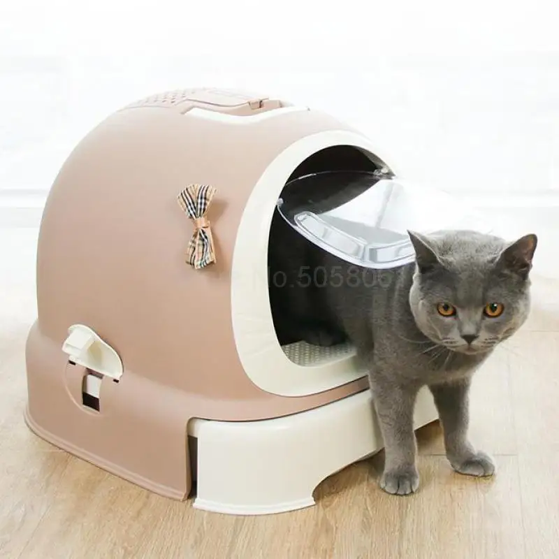 Machine Cat Litter Basin Fully Enclosed Cat Toilet Oversize Deodorizing, Anti-splashing And Deodorizing Articles Oversize Cat Po
Machine Cat Litter Basin Fully Enclosed Cat Toilet Oversize Deodorizing, Anti-splashing And Deodorizing Articles Oversize Cat Po