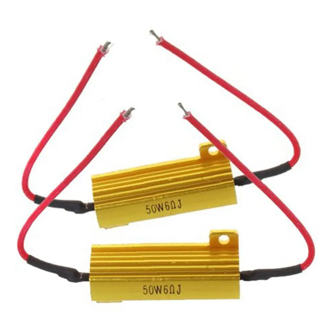 50W 6RJ Load Resistors Fix LED Bulb Fast Hyper Flash Turn Signal Blink Error Code Resistors 2 pcs
50W 6RJ Load Resistors Fix LED Bulb Fast Hyper Flash Turn Signal Blink Error Code Resistors 2 pcs