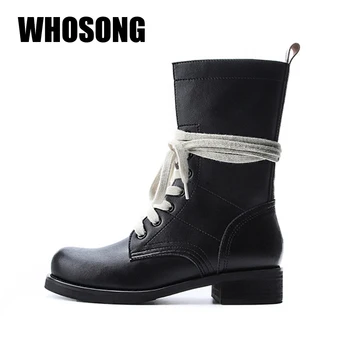 Autumn Women Motorcycle Shoes Ladies Real Leather Mid Calf Boots Woman Room Riding Boots Female Black Brand Boots Crystal Botas
Autumn Women Motorcycle Shoes Ladies Real Leather Mid Calf Boots Woman Room Riding Boots Female Black Brand Boots Crystal Botas