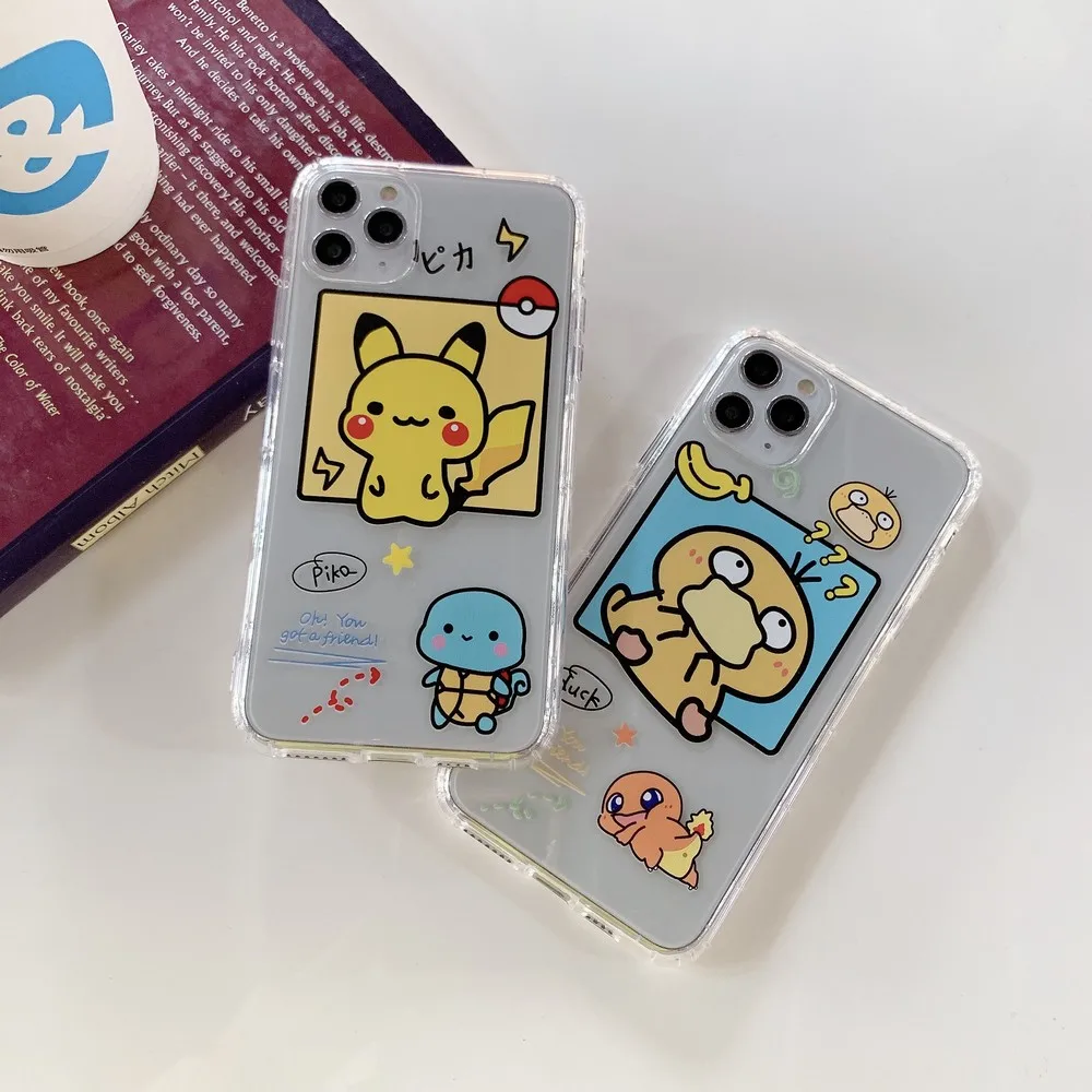 Pikachu Yellow duck Pattern case For iPhone 11 Pro Max XR XS Max XS 7 8 plus Transparent soft shell
Pikachu Yellow duck Pattern case For iPhone 11 Pro Max XR XS Max XS 7 8 plus Transparent soft shell