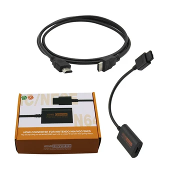 HDMI Converter for Nintendo 64/SNES/NGC/SFC Gamecube 1080P Retro Video Game console HD Cable
HDMI Converter for Nintendo 64/SNES/NGC/SFC Gamecube 1080P Retro Video Game console HD Cable