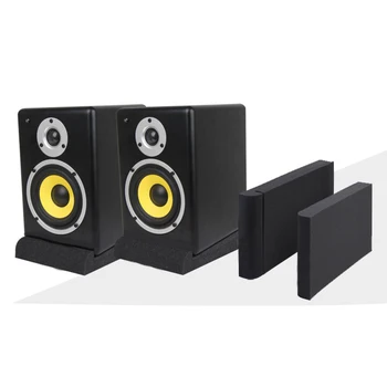 1set High Density Shock Resistance Studio Black Acoustic Isolation Replacement Monitor Accessories Home Speaker Pad 
1set High Density Shock Resistance Studio Black Acoustic Isolation Replacement Monitor Accessories Home Speaker Pad