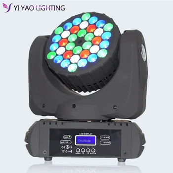High Power Led Beam 36x3w RGBW Cree Moving Head Light 100v-240v Professional Stage Dj /Bar/Home Entertainment Lighting Effect
High Power Led Beam 36x3w RGBW Cree Moving Head Light 100v-240v Professional Stage Dj /Bar/Home Entertainment Lighting Effect