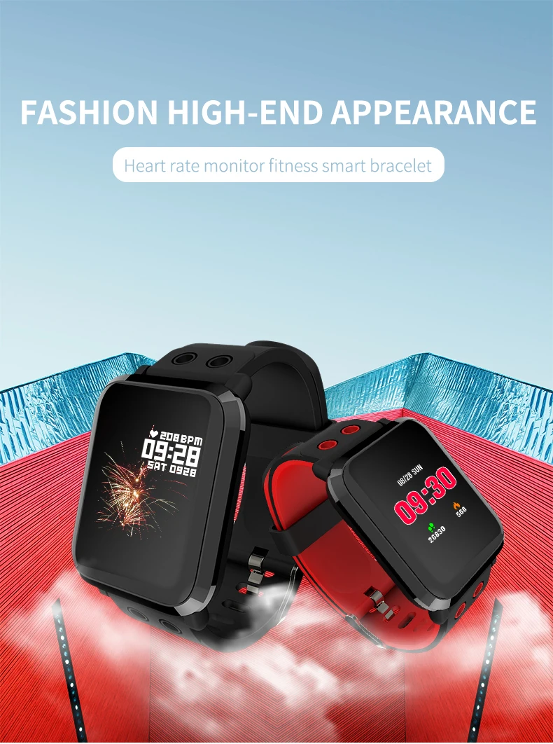 Intelligent Bracelet Heart Rate Blood Pressure Oxygen Monitoring Bluetooth Passometer Gift Smart Watch G10
Intelligent Bracelet Heart Rate Blood Pressure Oxygen Monitoring Bluetooth Passometer Gift Smart Watch G10