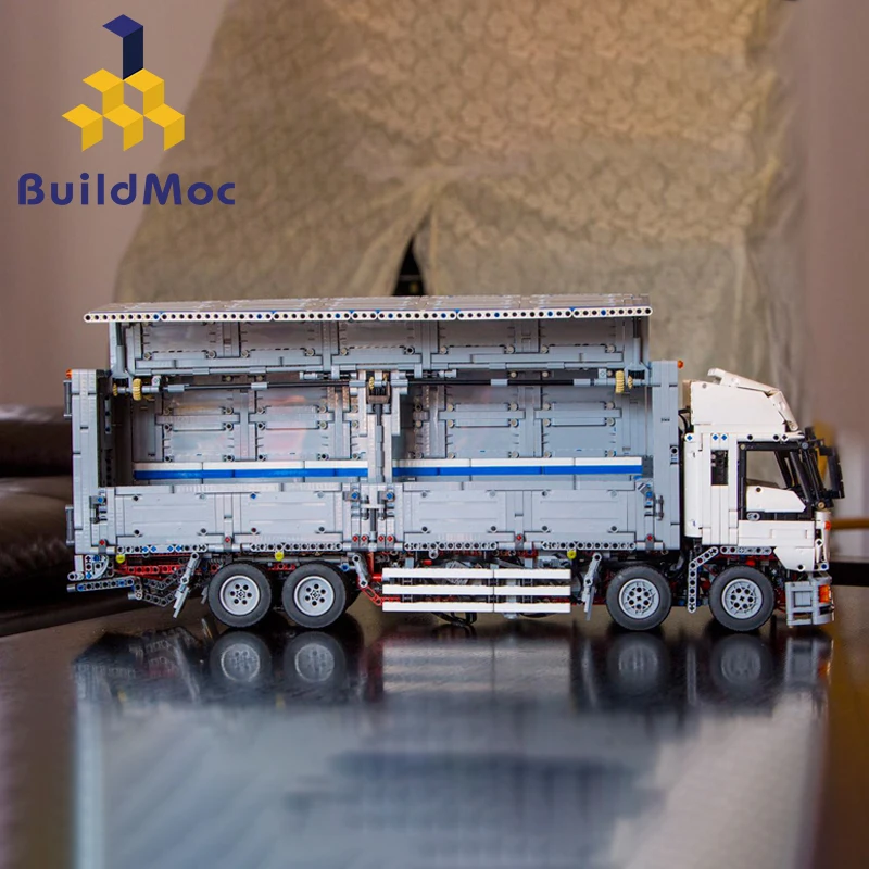 MOC-1389 Container technic city Carrier vehicle Truck The Wing Body Technic astronaut Building Blocks Sets brick city
MOC-1389 Container technic city Carrier vehicle Truck The Wing Body Technic astronaut Building Blocks Sets brick city