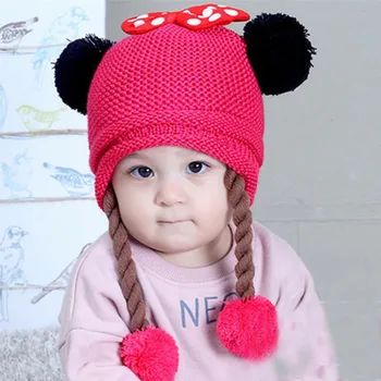 2019 Winter Baby Girls Hat Knitted Lovely Braid Decoration Baby Hat Beanies Warm Infant Toddler Cap 
2019 Winter Baby Girls Hat Knitted Lovely Braid Decoration Baby Hat Beanies Warm Infant Toddler Cap