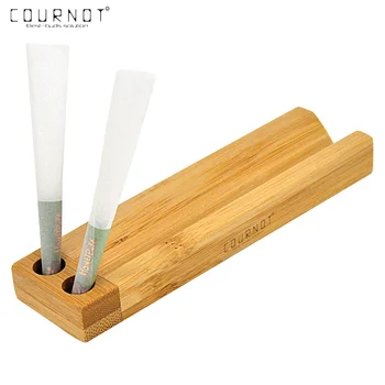 COURNOT 131MM King Size Tobacco Rolling Papers Tray Tools Bamboo Rolling Tray Machine With Double Pre-Rolled Cone Holders
COURNOT 131MM King Size Tobacco Rolling Papers Tray Tools Bamboo Rolling Tray Machine With Double Pre-Rolled Cone Holders