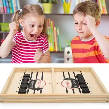 Family Games 2 in 1 Ice Hockey Game Fast Sling Puck Game Table Catapult Chessboard Game Parent-child Interactive Toy Kids Gifts
Family Games 2 in 1 Ice Hockey Game Fast Sling Puck Game Table Catapult Chessboard Game Parent-child Interactive Toy Kids Gifts
