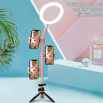Multifunctional Tripod Multiple Clip Live Broadcasting Phone Bracket Fill Light Adaptor Mobile Phone Holder
Multifunctional Tripod Multiple Clip Live Broadcasting Phone Bracket Fill Light Adaptor Mobile Phone Holder