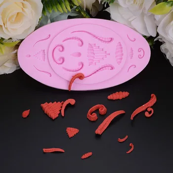 European Style Cake Decoration Surrounding Border Shell Wave Volumes Pattern Vine Vintage Relief Bordered Design Silica Gel Fond
European Style Cake Decoration Surrounding Border Shell Wave Volumes Pattern Vine Vintage Relief Bordered Design Silica Gel Fond