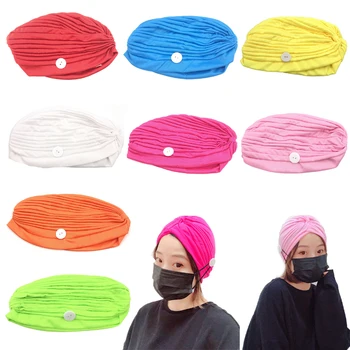 Face Masks Headband Protection Ears Solid Color Elastic Headband with Button Knitted Sweat-absorbent Sports Yoga Bands
Face Masks Headband Protection Ears Solid Color Elastic Headband with Button Knitted Sweat-absorbent Sports Yoga Bands