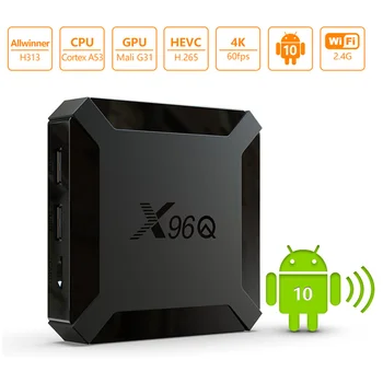 2020 Android 10 Tv Box X96q x96 q Allwinner H313 Quad Core Tvbox 2gb 16gb 4k 60fp 2.4g Wifi Google Player Youtube Netflix Box Tv
2020 Android 10 Tv Box X96q x96 q Allwinner H313 Quad Core Tvbox 2gb 16gb 4k 60fp 2.4g Wifi Google Player Youtube Netflix Box Tv