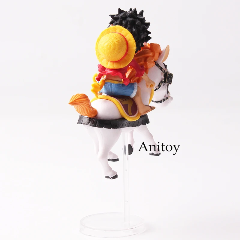 anime one piece 20th anniversary monkey d luffy horse riding pvc