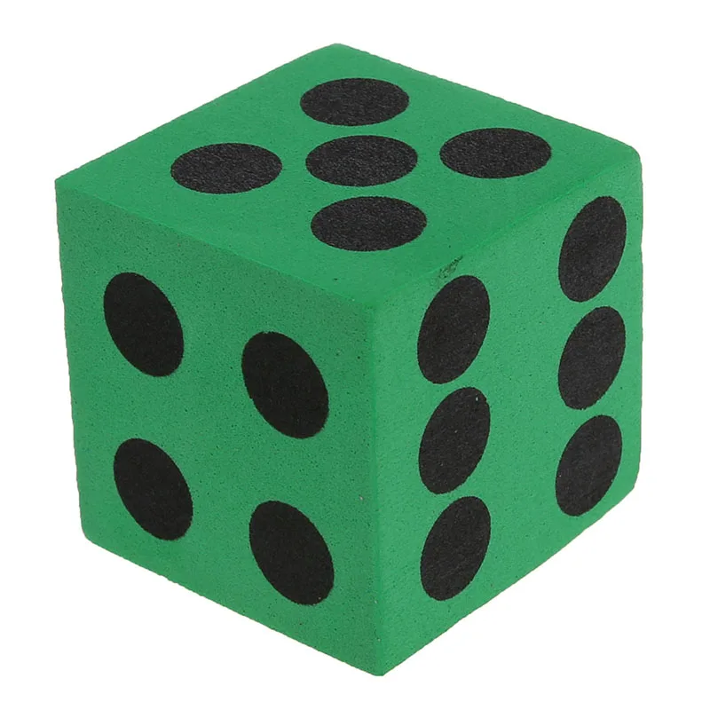 12pcs Foam Playing Dice - Random Colors / Features Black Solid Dots--Safe and Funny for Children Playing or Educational Activiti
12pcs Foam Playing Dice - Random Colors / Features Black Solid Dots--Safe and Funny for Children Playing or Educational Activiti