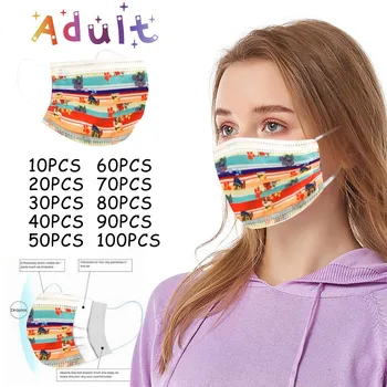 Disposable Adult Face Mask Unisex Disposable 3 Ply Cartoon Printing Face Masks 10/20/30/40/50/60/70/80/90/100PCS cubre bocas 
Disposable Adult Face Mask Unisex Disposable 3 Ply Cartoon Printing Face Masks 10/20/30/40/50/60/70/80/90/100PCS cubre bocas