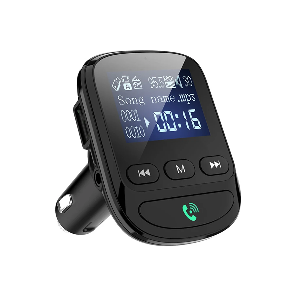 DC 5V Car Kit USB Charger Fast Charging Adapter Splitter Converter FM Music Player Car LCD Display Bluetooth Transmitter
DC 5V Car Kit USB Charger Fast Charging Adapter Splitter Converter FM Music Player Car LCD Display Bluetooth Transmitter