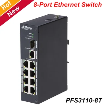 Original Dahua 8-Port Ethernet Switch 2-Layer Industrial Level Switch 100M/1000M self-adaptive SFP fiber port PFS3110-8T
Original Dahua 8-Port Ethernet Switch 2-Layer Industrial Level Switch 100M/1000M self-adaptive SFP fiber port PFS3110-8T
