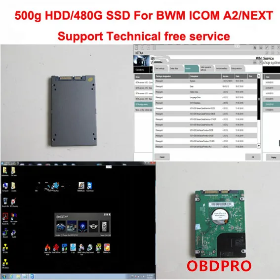 V07.2019 for BMW Icom Next A2+B+C software ISTA-D 4.18 ISTA-P 3.66 Inpa ETK with Expert mode 500GB New HDD/512G SSD
V07.2019 for BMW Icom Next A2+B+C software ISTA-D 4.18 ISTA-P 3.66 Inpa ETK with Expert mode 500GB New HDD/512G SSD