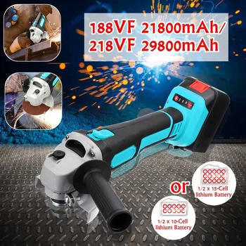 188/218VF 21800/29800mah lithium Battery Electric Angle Grinder Electric Grinding Machine Cordless PolishingMachine Cutting Tool
188/218VF 21800/29800mah lithium Battery Electric Angle Grinder Electric Grinding Machine Cordless PolishingMachine Cutting Tool