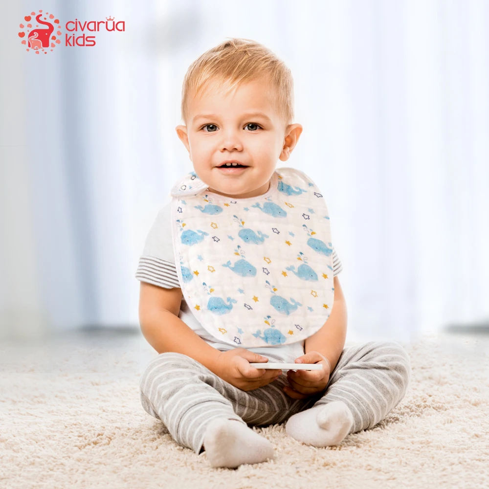 3 Layer Burp Cloth 100% Cotton Muslin Bibs Super Soft & Absorbent for Infants, Newborns and Toddlers, Adjustable Bibs with Snaps
3 Layer Burp Cloth 100% Cotton Muslin Bibs Super Soft & Absorbent for Infants, Newborns and Toddlers, Adjustable Bibs with Snaps