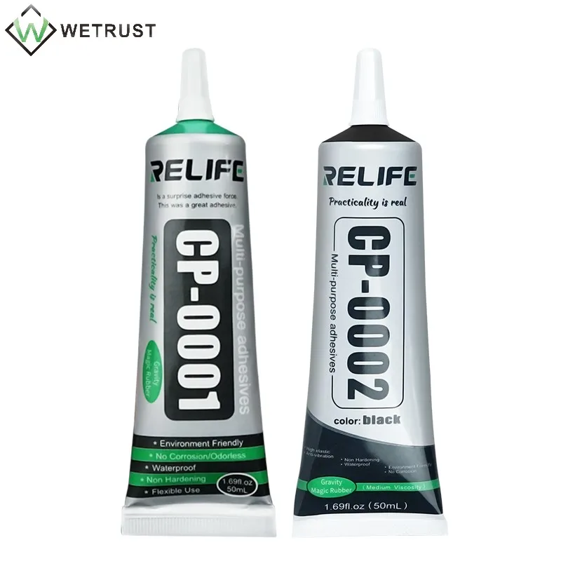 RELIFE 50ml CP-0001 Transparent Adhesive Clear Liquid Glue CP-0002 Black glue Mobile Phone Frame Repair LCD Screen Glass Glue
RELIFE 50ml CP-0001 Transparent Adhesive Clear Liquid Glue CP-0002 Black glue Mobile Phone Frame Repair LCD Screen Glass Glue
