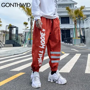 GONTHWID Mulit Pockets Reflective Joggers Harem Cargo Pants Streetwear Men Harajuku Hip Hop Casual Loose Baggy Pants Trousers
GONTHWID Mulit Pockets Reflective Joggers Harem Cargo Pants Streetwear Men Harajuku Hip Hop Casual Loose Baggy Pants Trousers