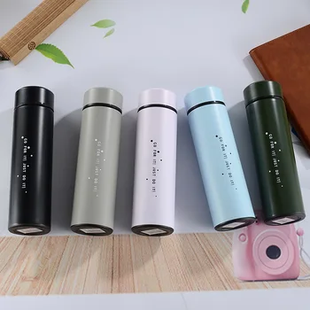 500ml Vacuum Insulated Water Bottle With LED Temperature Display Stainless Steel Thermal Mug Leakproof 230x65x65mm 
500ml Vacuum Insulated Water Bottle With LED Temperature Display Stainless Steel Thermal Mug Leakproof 230x65x65mm