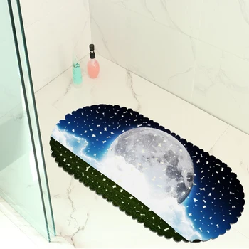 Modern PVC Bathroom Carpet Mat Eco-Friendly Non Slip Sucker Bath Mat 3D Universe Planets Oval Shower Pad
Modern PVC Bathroom Carpet Mat Eco-Friendly Non Slip Sucker Bath Mat 3D Universe Planets Oval Shower Pad