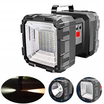 Flashlight Handheld LED Spotlight 10000mAh W844 Phone Charger Floodlight Outdoor Hiking Camping Lantern Waterproof
Flashlight Handheld LED Spotlight 10000mAh W844 Phone Charger Floodlight Outdoor Hiking Camping Lantern Waterproof