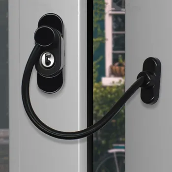 3 Colors Lockable Window Safety Locks Household Window Cable Lock Child Security Restrictor Door Security Chain Lock with Keys
3 Colors Lockable Window Safety Locks Household Window Cable Lock Child Security Restrictor Door Security Chain Lock with Keys