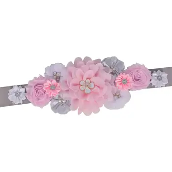 Fashion Womens Flower Sash Wedding Bridal Belly Belt Party Accessories Pregnancy Flower Belt Baby Shower Maternity Belly Belt
Fashion Womens Flower Sash Wedding Bridal Belly Belt Party Accessories Pregnancy Flower Belt Baby Shower Maternity Belly Belt